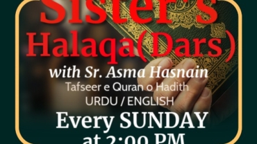 Sister’s DARS Halaqah