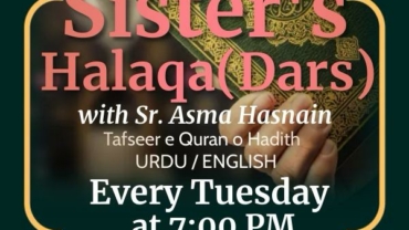 Sister’s DARS Halaqah