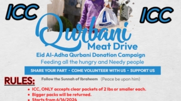 ICC Qurbani Meat Drive