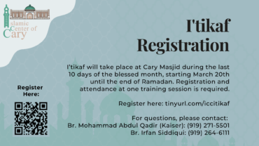 Itikaf Registration